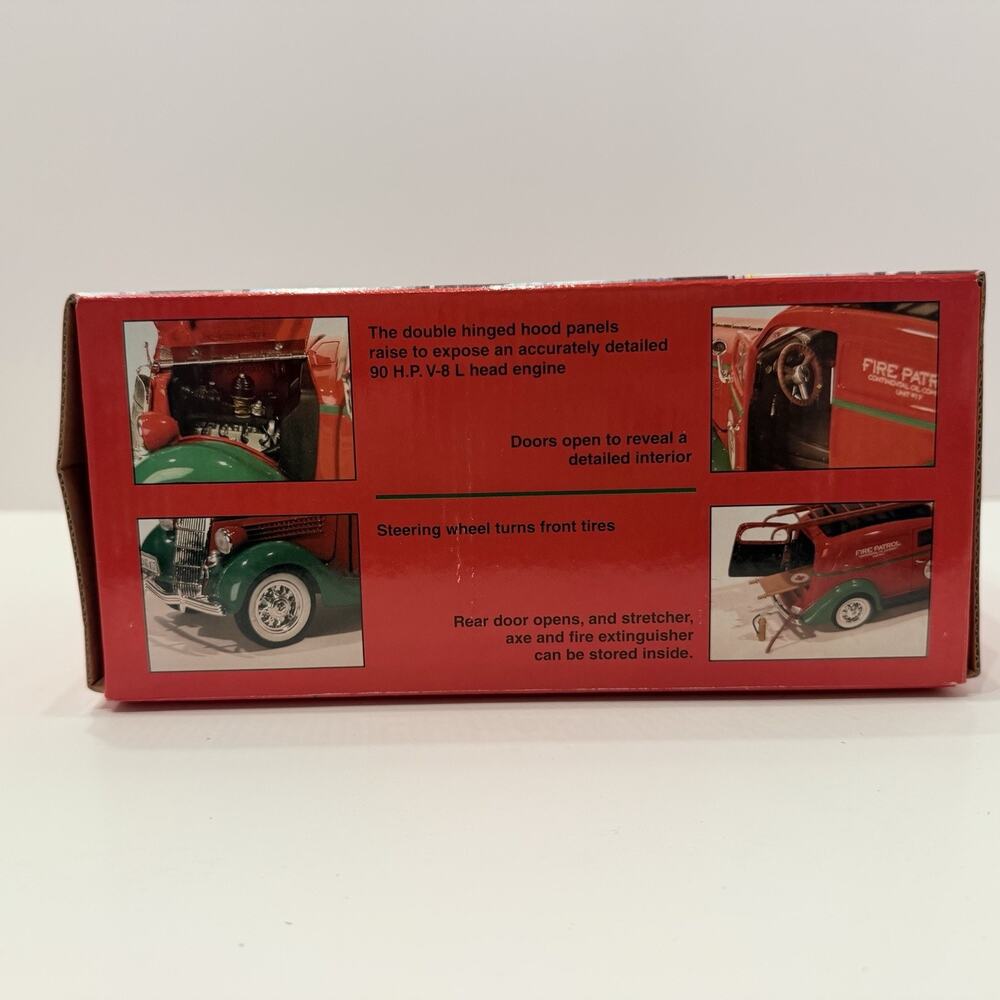 Conoco 1935 Ford Fire Patrol Diecast Car Crown Premiums - Picture 6 of 14